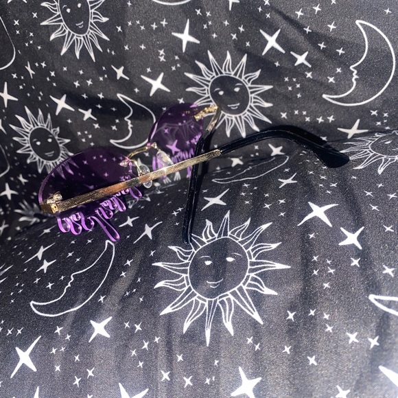 Purple Rimless Tear Shades - Picture 7 of 9